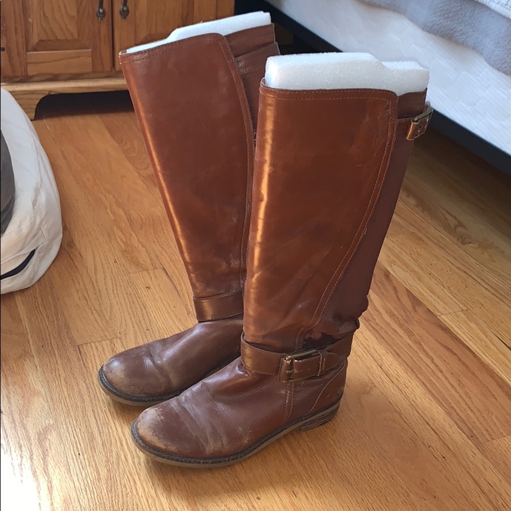 Lucky brand tall brown boots